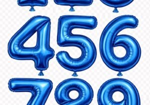 globo Numero 16 Pulgadas AZUL