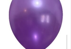 Globo Perlado violeta R12 x50