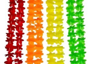 collar hawaiano Fluor x10