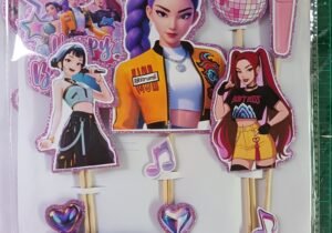 Topper torta guerreras kpop