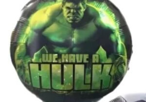 Globo hulk redondo 18"